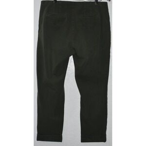 J.Jill Premium Bi-Stretch Pants 12 Green Stretch Pull-On Elastic Waist Ankle